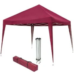 Tectake Faltbarer Garten Pavillon 3x3m - Blau - 401621 -Tectake bb3a0857 96dd 49a2 bf11 ff3d091ad906 3