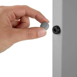 Tectake Aluminium Gartentisch Maren Höhenverstellbare Füße 90x90x74,5cm - Silber - 402955 -Tectake bd178b0a c43e 4b99 8686 a422aab9401d