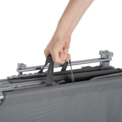 Tectake Gartenliege 4-stufig Mit Kopfpolster - Grau - 403413 -Tectake bf18428b 22bb 44f9 a9df e88d5c21f637