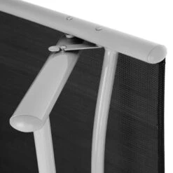Tectake Gartenliege Marisol Aus Aluminium, 7-stufig - Schwarz/silber - 403259 -Tectake c3d0b651 6232 4f1b 91f5 37634a9a8e44