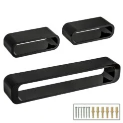 Tectake Quader Wandregal Liv - Schwarz - 403187 -Tectake c8debce7 8e06 445f b0a8 32a8b0c97509