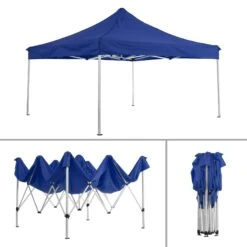 Tectake Faltbarer Garten Pavillon 3x3m Mit 4 Seitenteilen - Blau - 403155 12 Tectake Faltbarer Garten Pavillon 3x3m Mit 4 Seitenteilen - Blau - 403155 -Tectake c99035a0 5a2e 4ae8 b098 2eee2d6b1918
