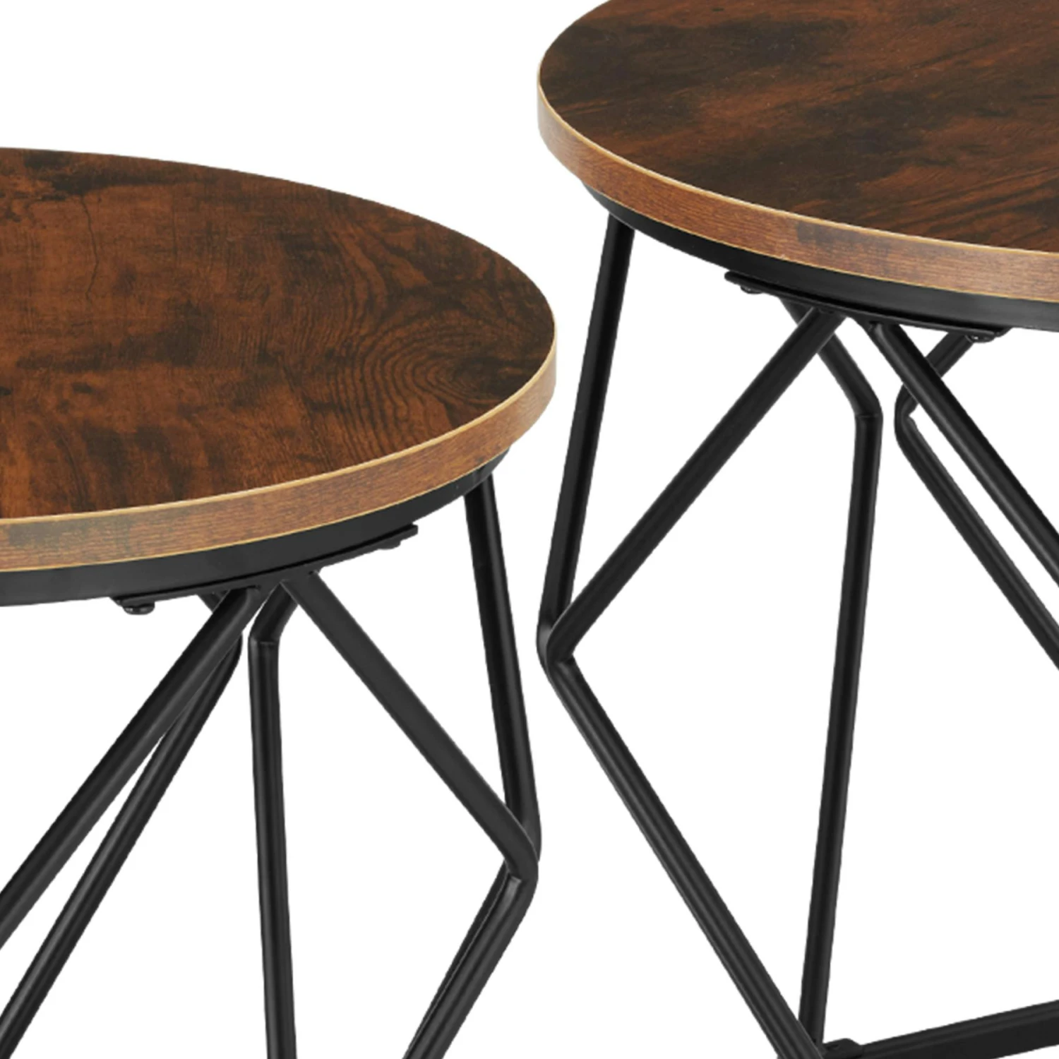 Tectake 2 Couchtische Benham - Industrial Dunkelbraun - 404443 7 Tectake 2 Couchtische Benham - Industrial Dunkelbraun - 404443 – Bild 7