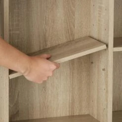 Tectake Regal Stevie 105,5x19x136,5cm - Holz Hell, Eiche Sonoma - 403622 -Tectake dbb0a7b3 b9c2 4b30 934c 3b82dc7d457f