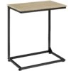 Tectake Beistelltisch Cardiff 55,5x35x67cm - Industrial Holz Hell, Eiche Sonoma - 404262