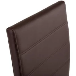 Tectake 4 Schwingstühle, Kunstleder - Cappuccino - 402556 -Tectake ddfd99d3 6ad3 4211 9977 5ca2ebdcb3ab