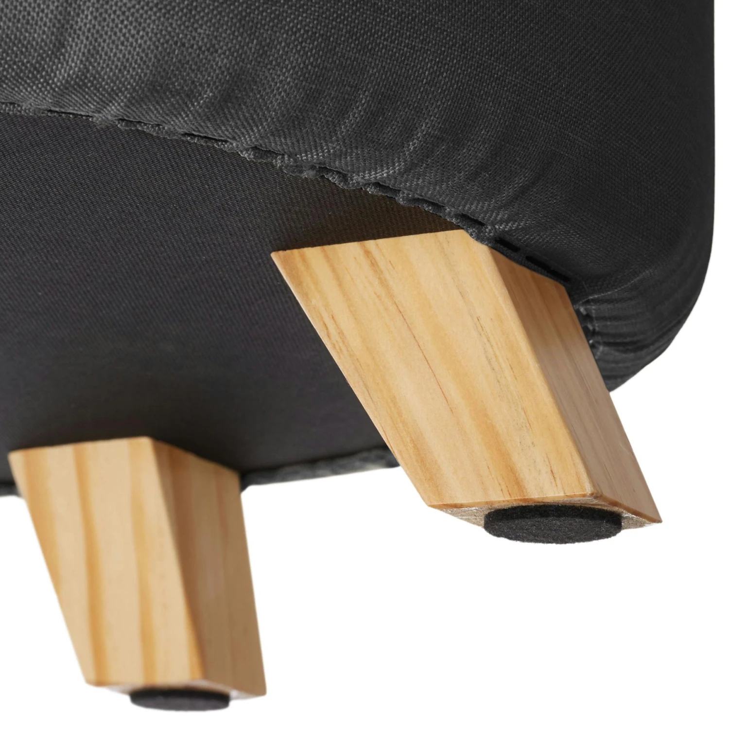 Tectake Sitzhocker Suna In Leinenoptik 150kg Mit Stauraum - Dunkelgrau - 403964 6 Tectake Sitzhocker Suna In Leinenoptik 150kg Mit Stauraum - Dunkelgrau - 403964 – Bild 6