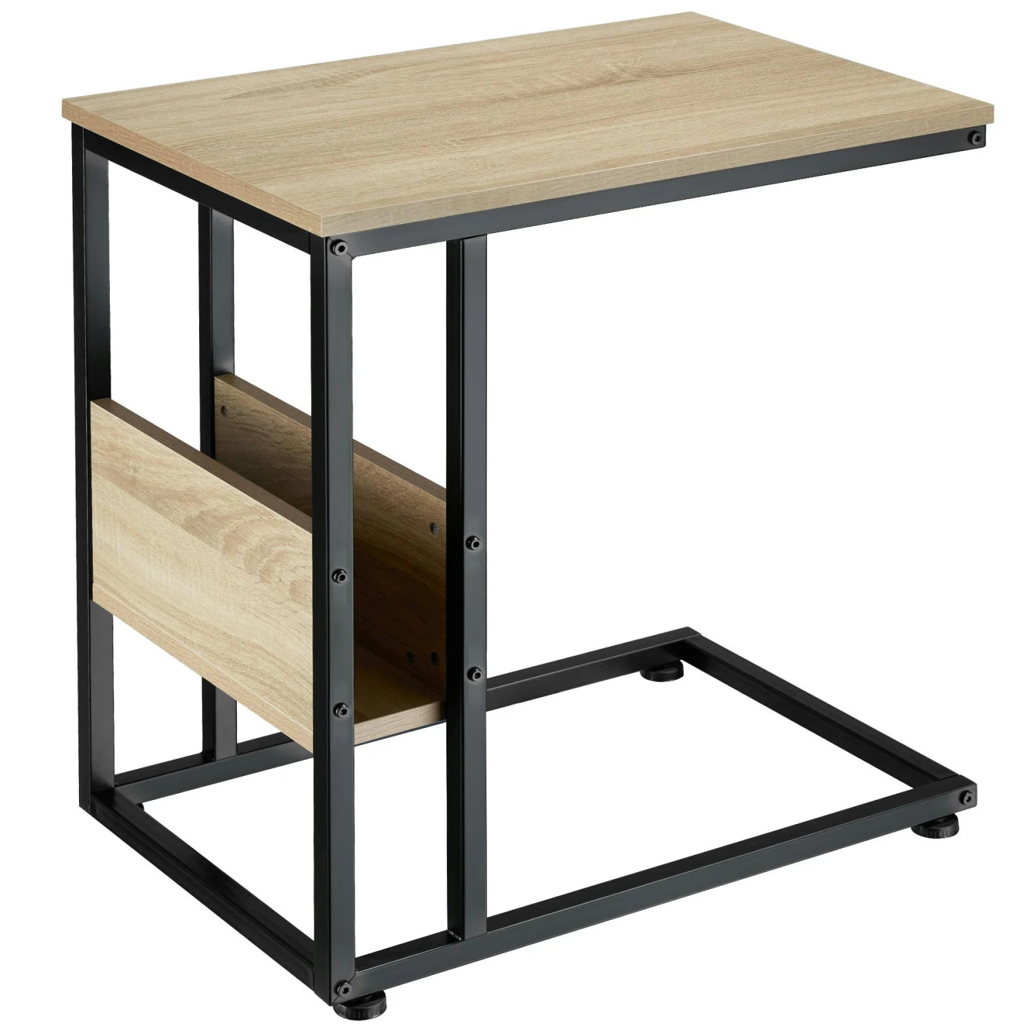 Tectake Beistelltisch Wigan 55x36,5x60cm - Industrial Holz Hell, Eiche Sonoma - 404278 6 Tectake Beistelltisch Wigan 55x36,5x60cm - Industrial Holz Hell, Eiche Sonoma - 404278 – Bild 6