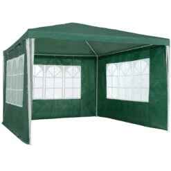 Tectake Garten Pavillon 3x3m - Grün - 401617 -Tectake e7e49d37 a3ca 4a72 9de5 74c6fb912fe6 3