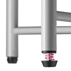 Tectake Beistelltisch Canterbury 45,5x45,5x53cm - Grau - 404192 -Tectake e824add5 afca 441c 9216 12cdbf13631c