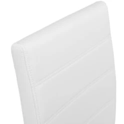 Tectake 2 Schwingstühle, Kunstleder - Weiß - 402550 -Tectake f0af369c 868a 4a43 b997 266402287254